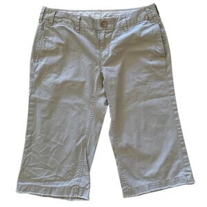Banana Republic Khaki Chino Long Shorts Size 6